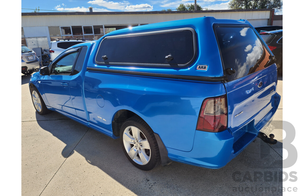 6/2010 Ford Falcon XR6 (lpg) FG Utility Blue 4.0L