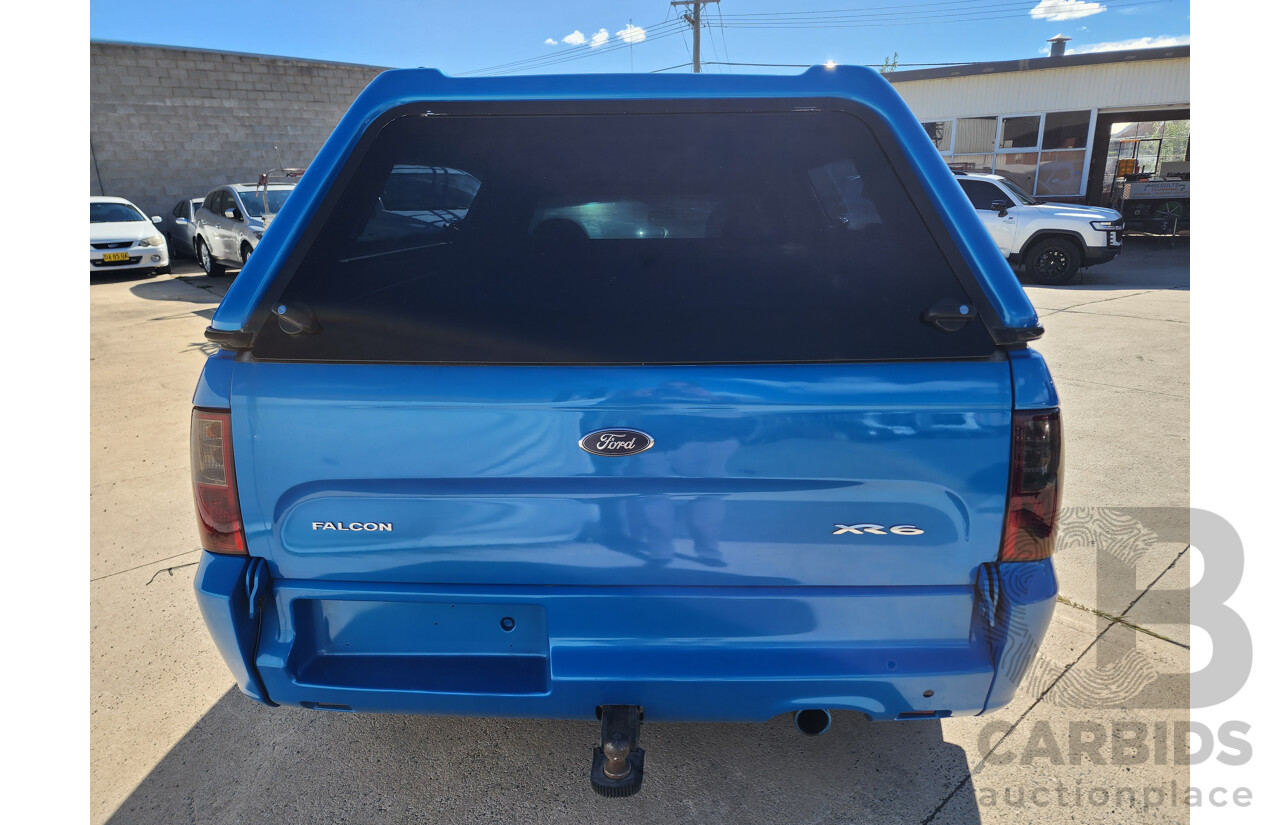 6/2010 Ford Falcon XR6 (lpg) FG Utility Blue 4.0L