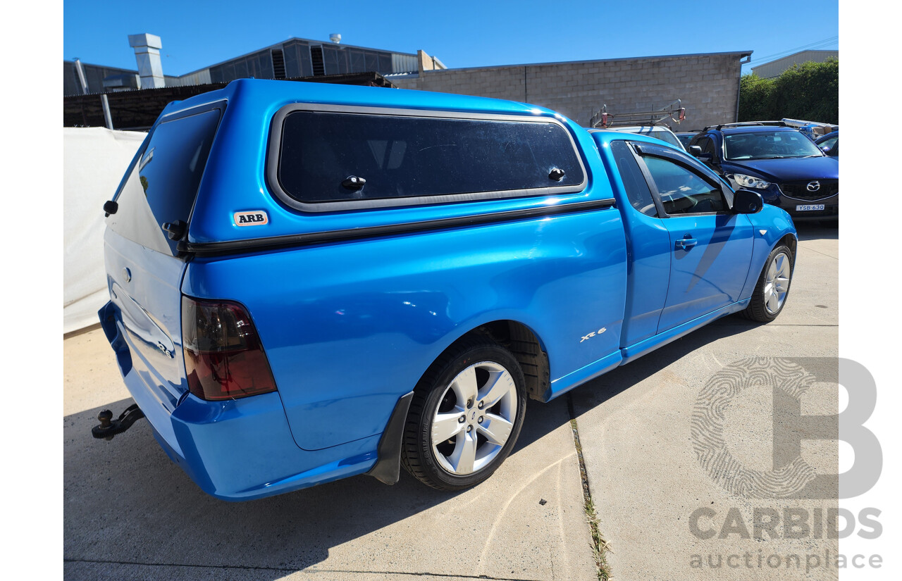 6/2010 Ford Falcon XR6 (lpg) FG Utility Blue 4.0L