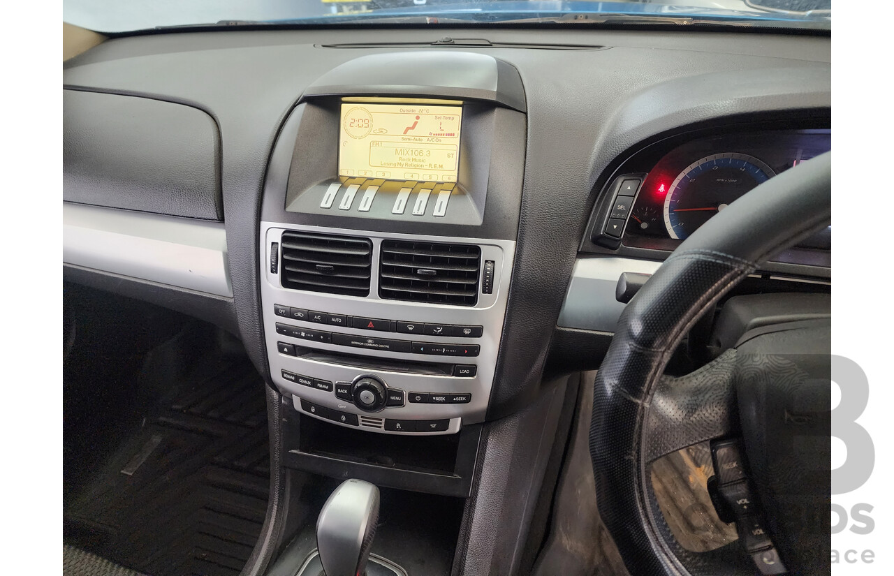 6/2010 Ford Falcon XR6 (lpg) FG Utility Blue 4.0L