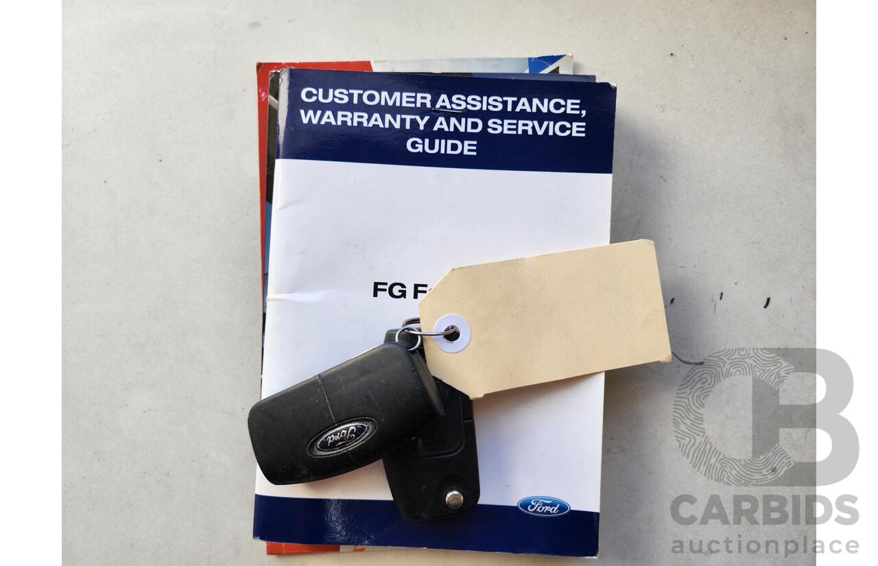 6/2010 Ford Falcon XR6 (lpg) FG Utility Blue 4.0L