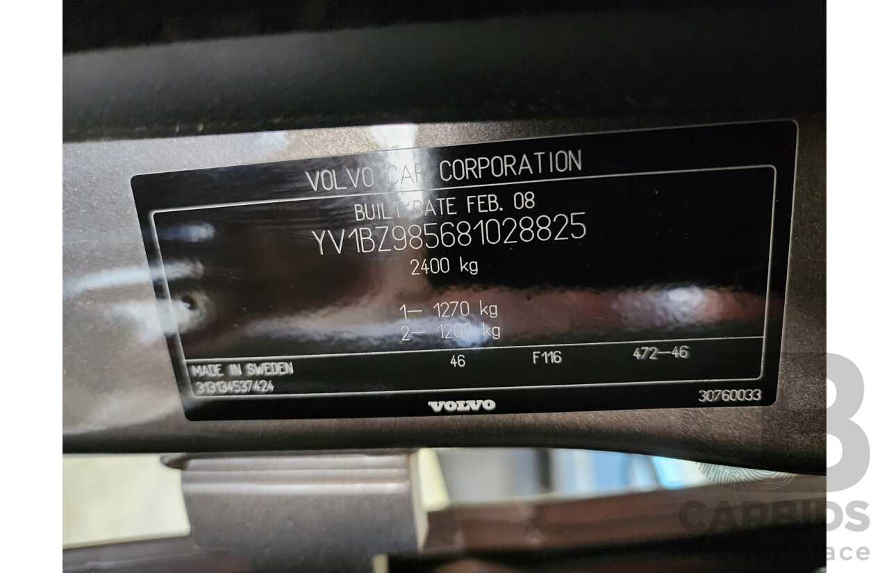 6/2008 Volvo Xc70 3.2 BZ 4d Wagon Bronze 3.2L