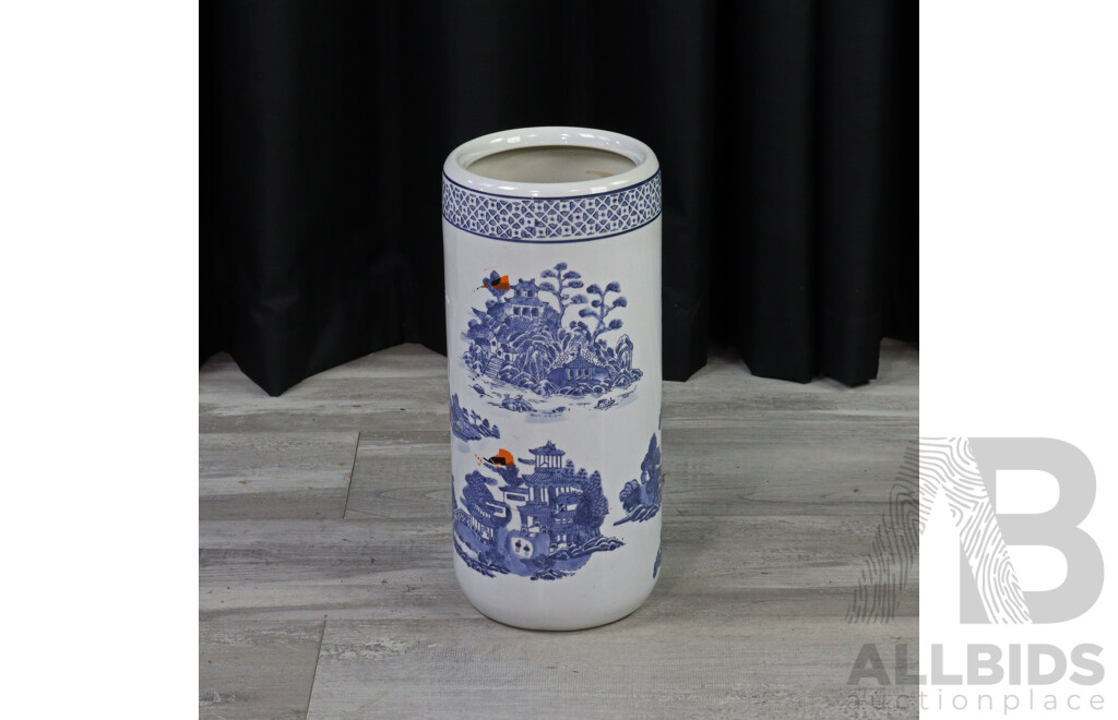 Chinese Blue and White Stick Stand