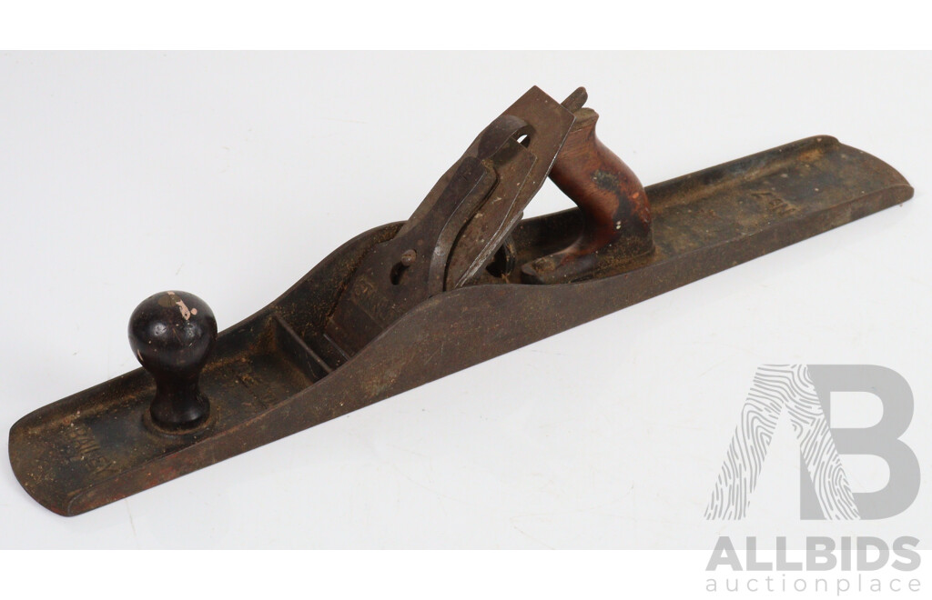 Vintage Wooden Tool Trunk with Selection Tools Including Swedish Chisels, Stanley Planes Including Number 7 and More