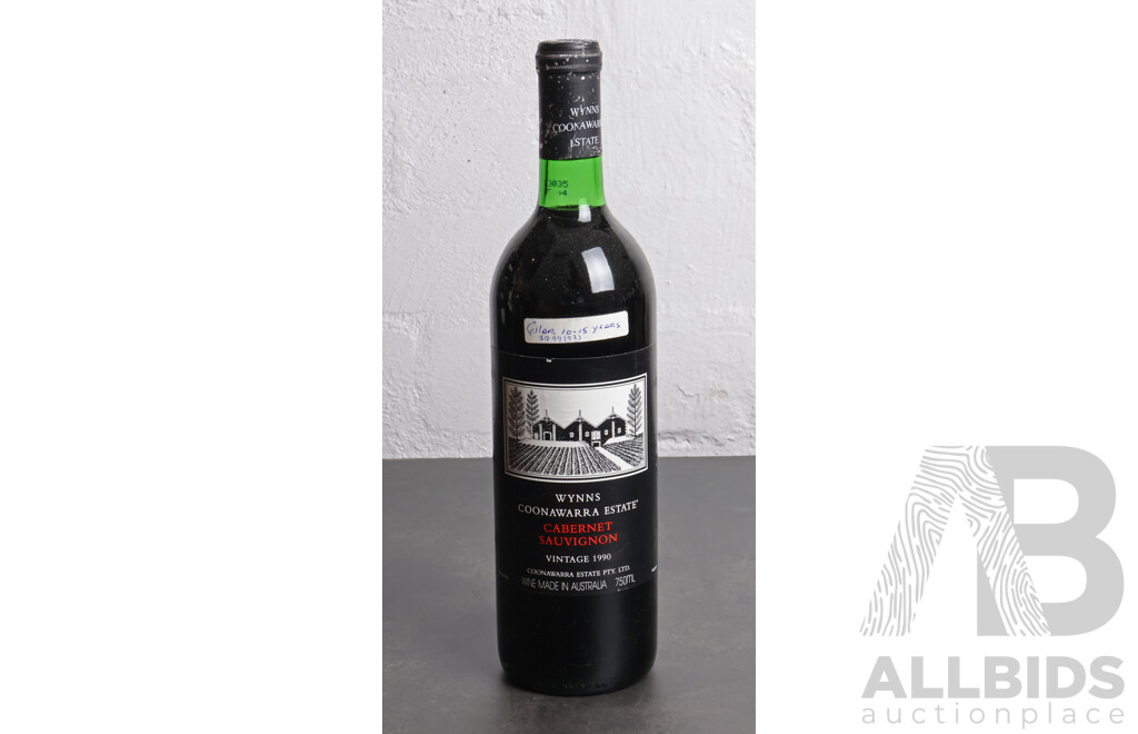 Wynns Coonawarra Estate Cabernet Sauvignon Vintage 1990