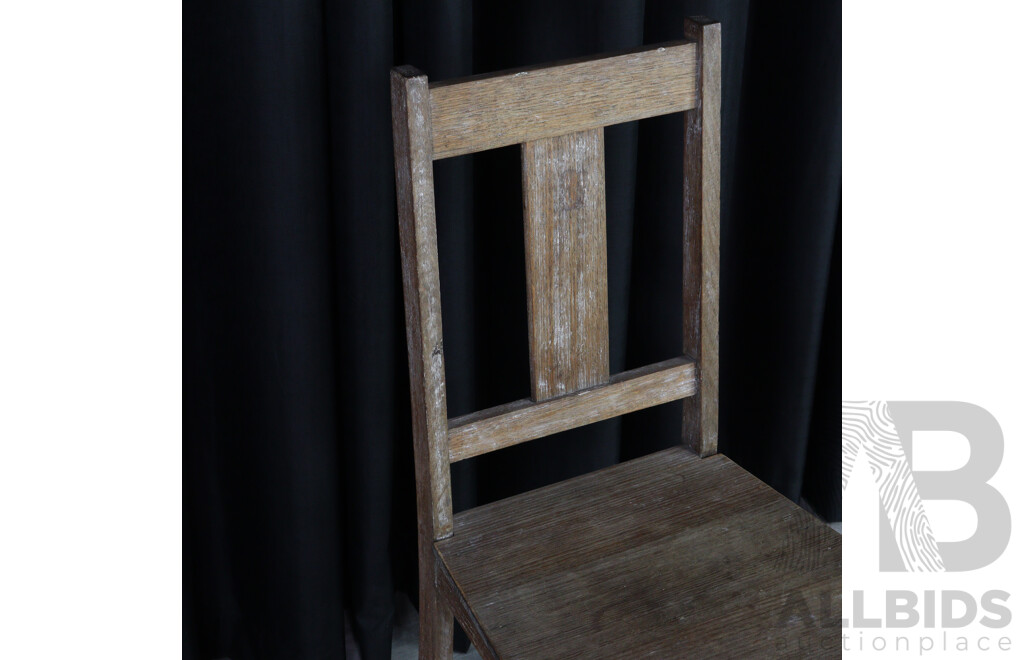Vintage Oak School Chair