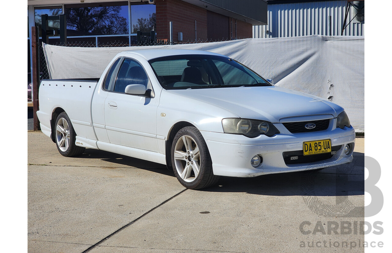 3/2003 Ford Falcon XR6 BA Utility White 4.0L