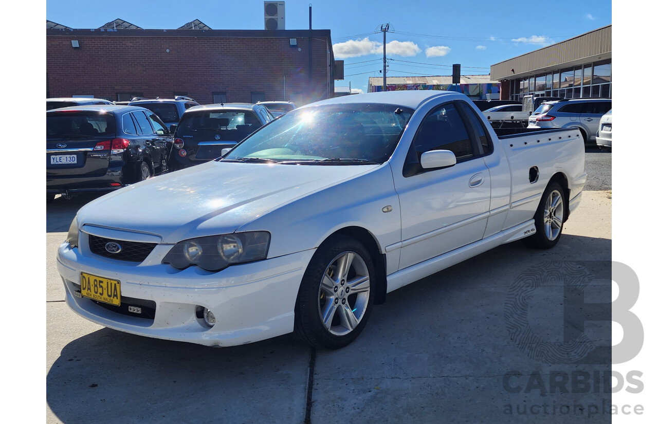 3/2003 Ford Falcon XR6 BA Utility White 4.0L