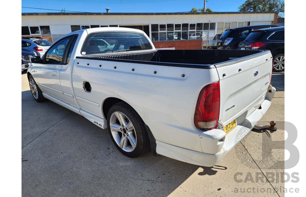 3/2003 Ford Falcon XR6 BA Utility White 4.0L