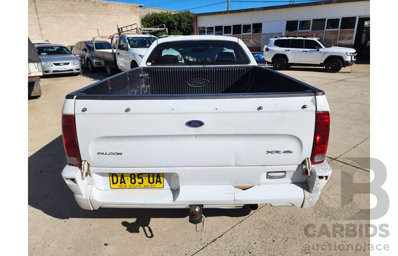 3/2003 Ford Falcon XR6 BA Utility White 4.0L