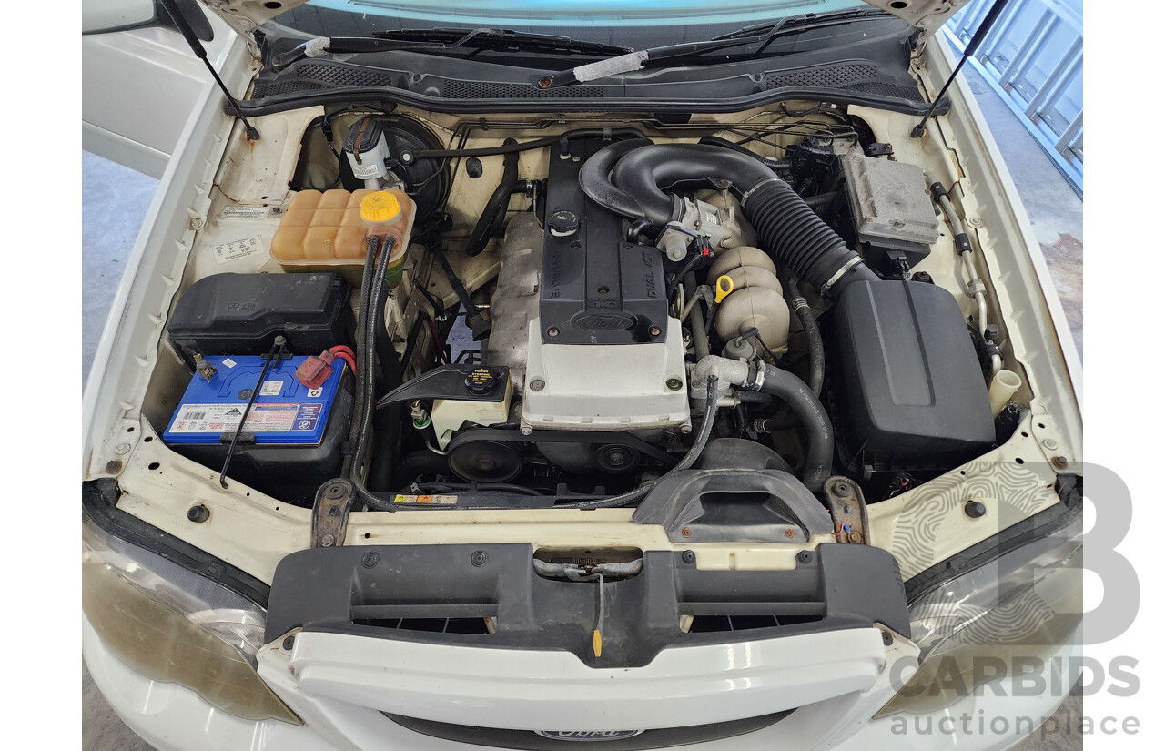 3/2003 Ford Falcon XR6 BA Utility White 4.0L