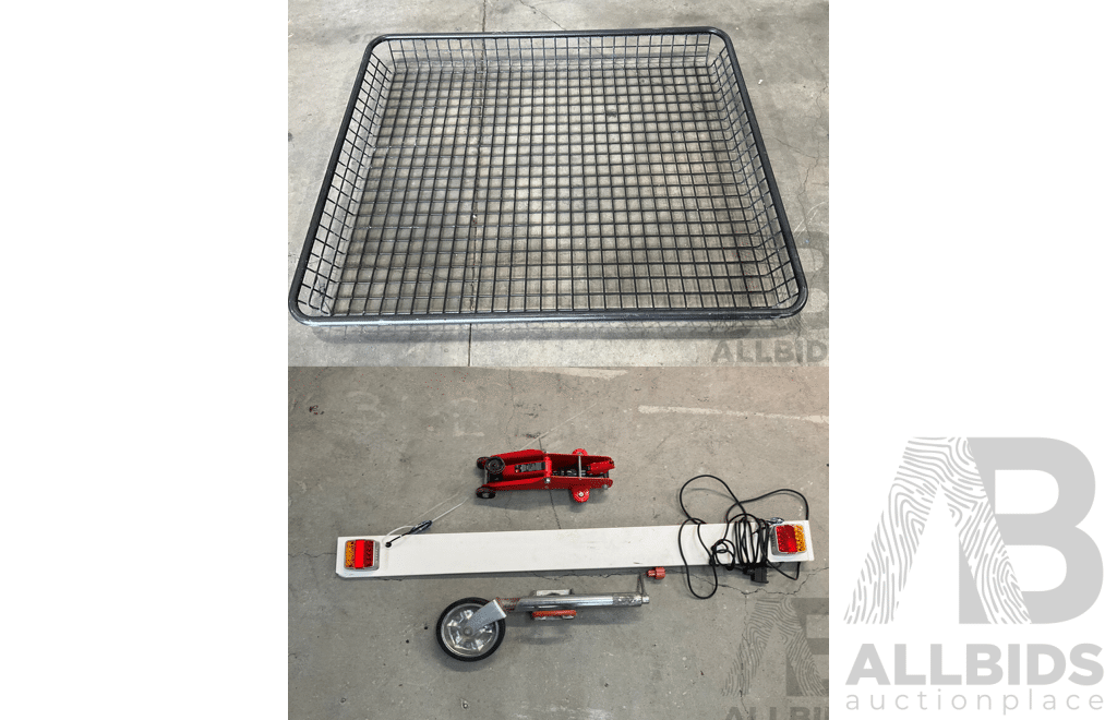 Roof Rack Steel Mesh Basket Trailer - Lot 1598666 | ALLBIDS