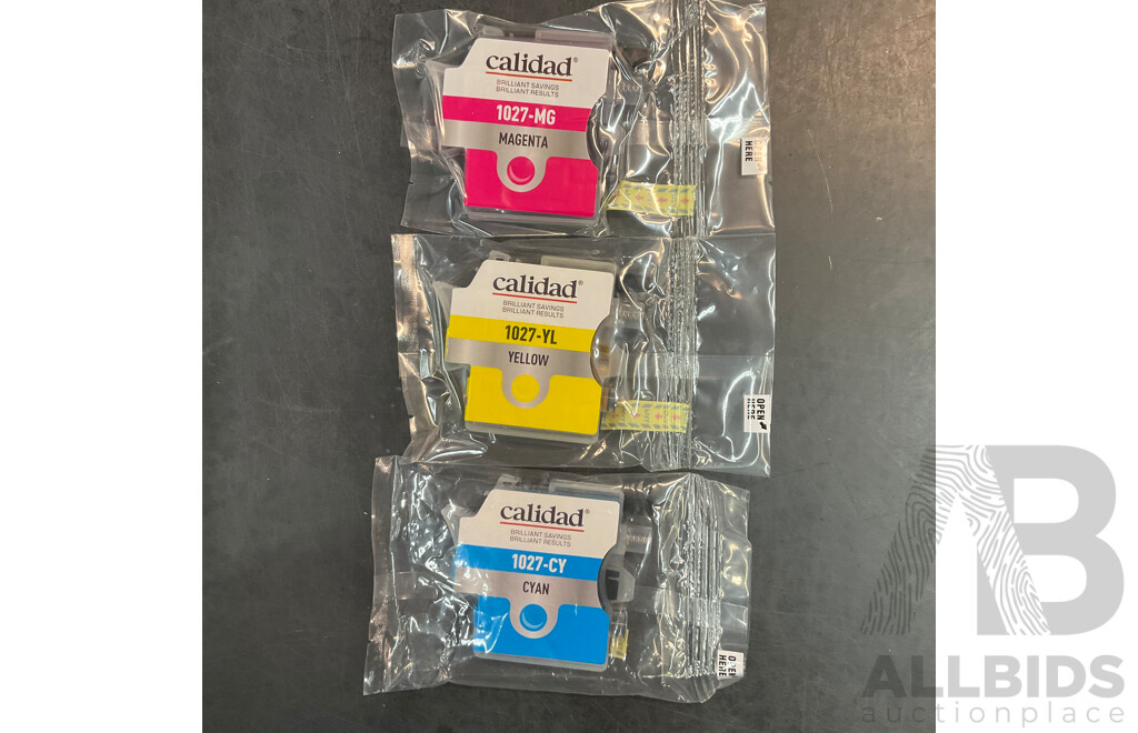HP, AUSJET, CALIDAD Assorted Ink Cartridge - Lot of 13