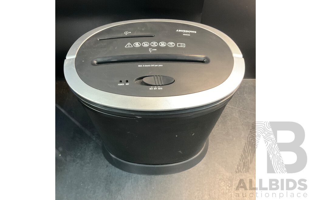 J.BURROWS JBSHS285 Paper Shredder