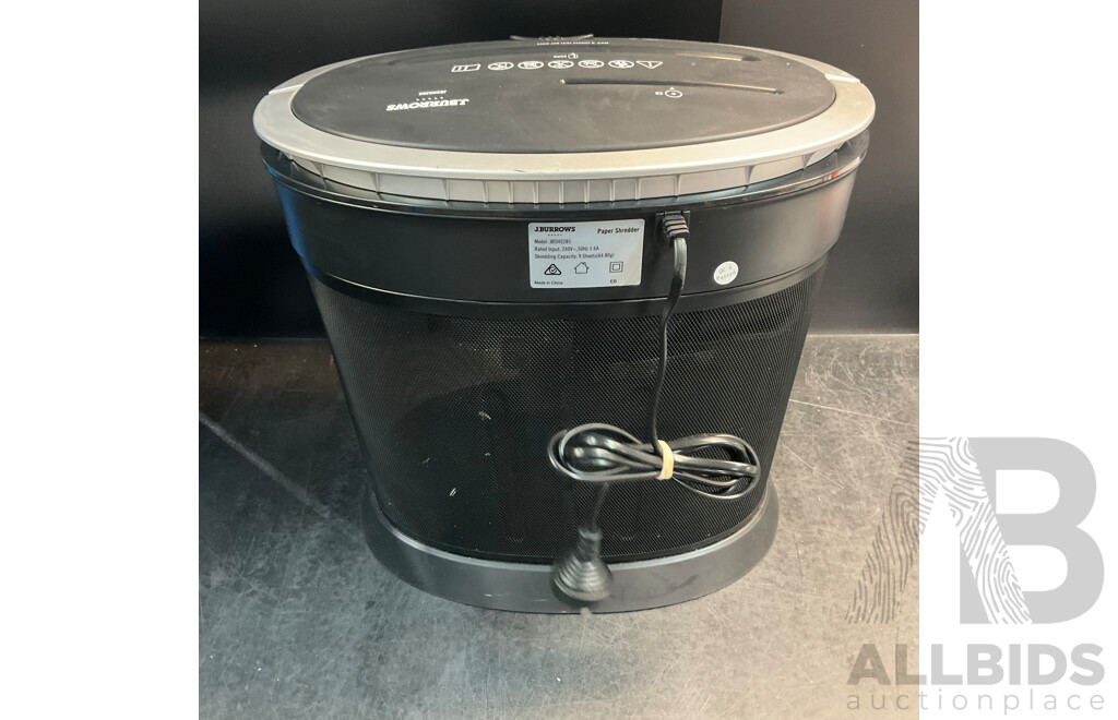 J.BURROWS JBSHS285 Paper Shredder