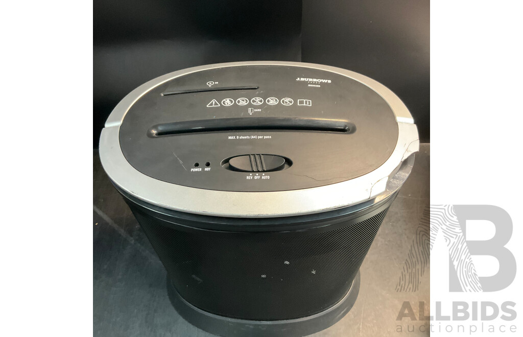 J.BURROWS JBSHS285 Paper Shredder