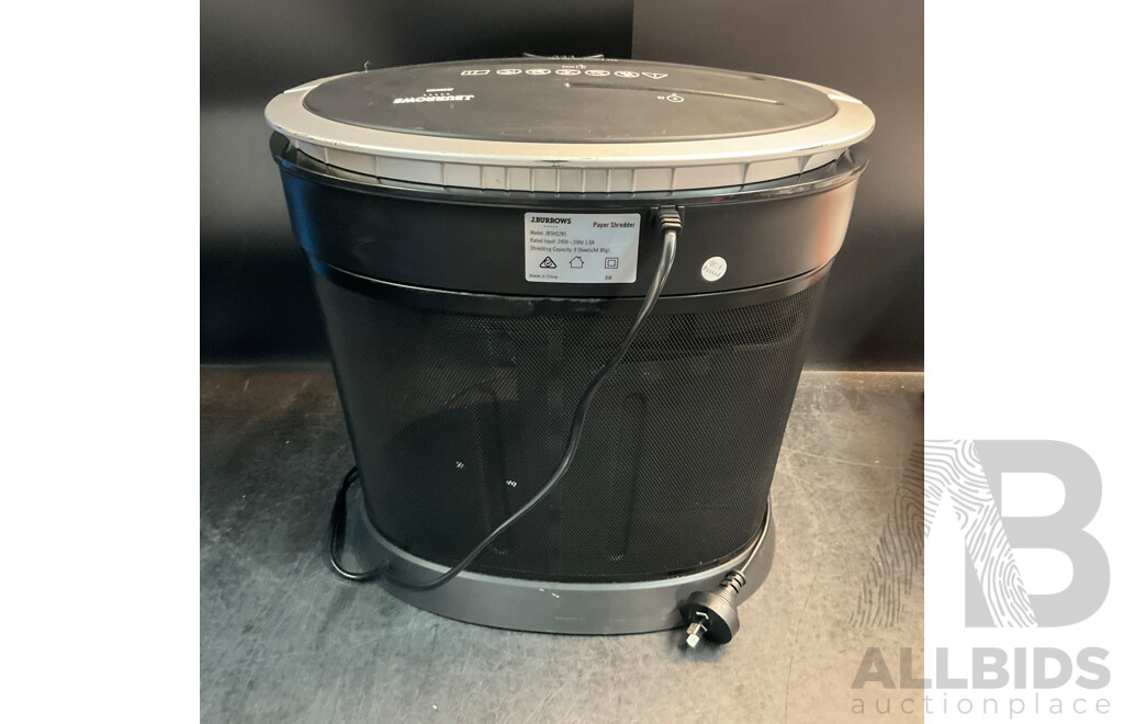 J.BURROWS JBSHS285 Paper Shredder