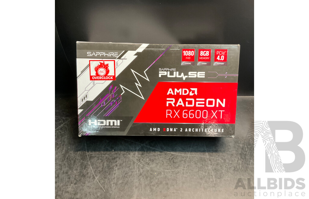 SAPPHIRE Pulse AMD Radeon RX 6600 XT 8GB Graphics Card
