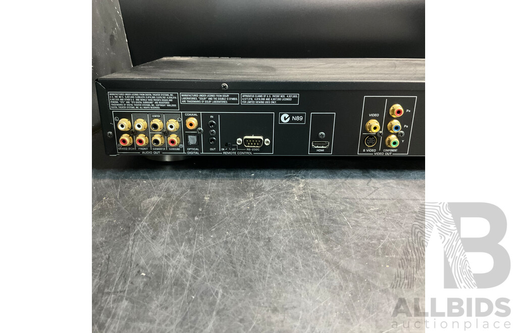 YAMAHA DVD-S1700 DVD Player & SAMSUNG DVD Recorder & VCR (DVD-VR355) - Lot of 2