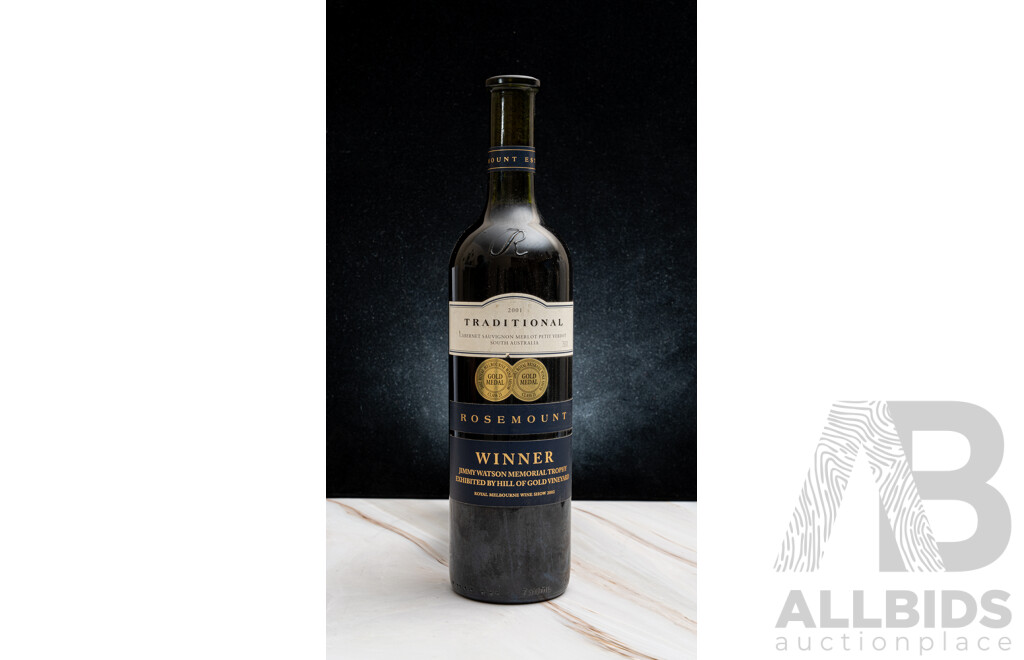 Rosemount Traditional Cabernet Sauvignon Merlot Petit Verdot Vintage 2001