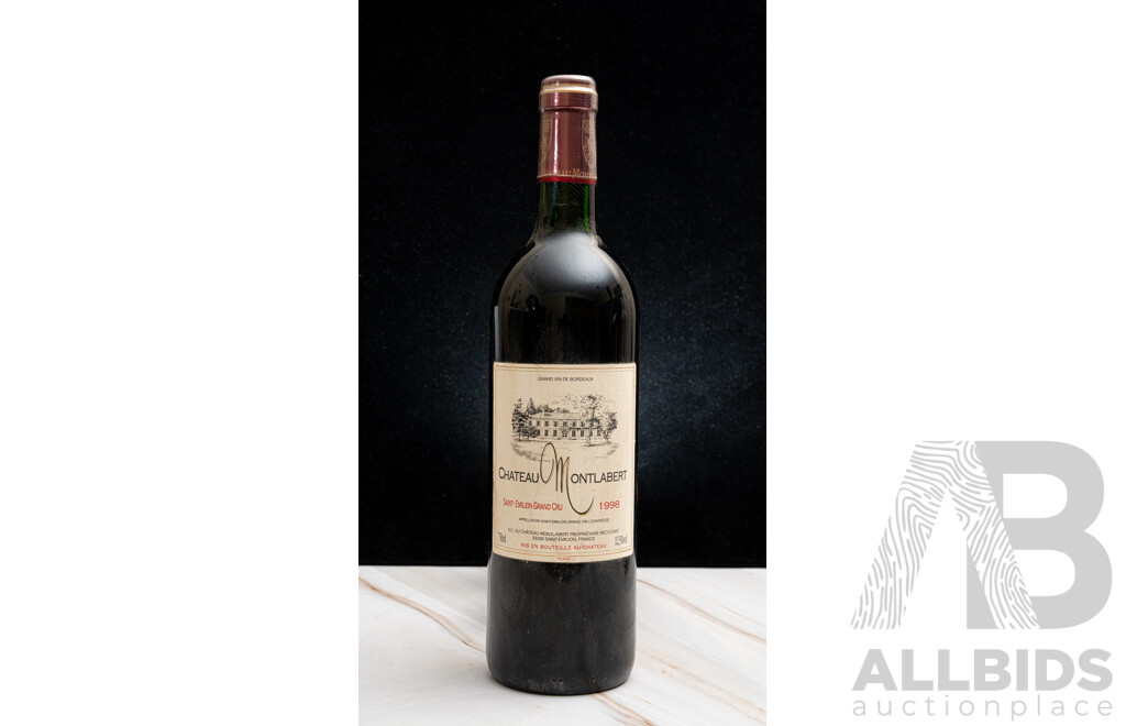 Chateau Montlabert Saint-Emilion Grand Cru Vintage 1998