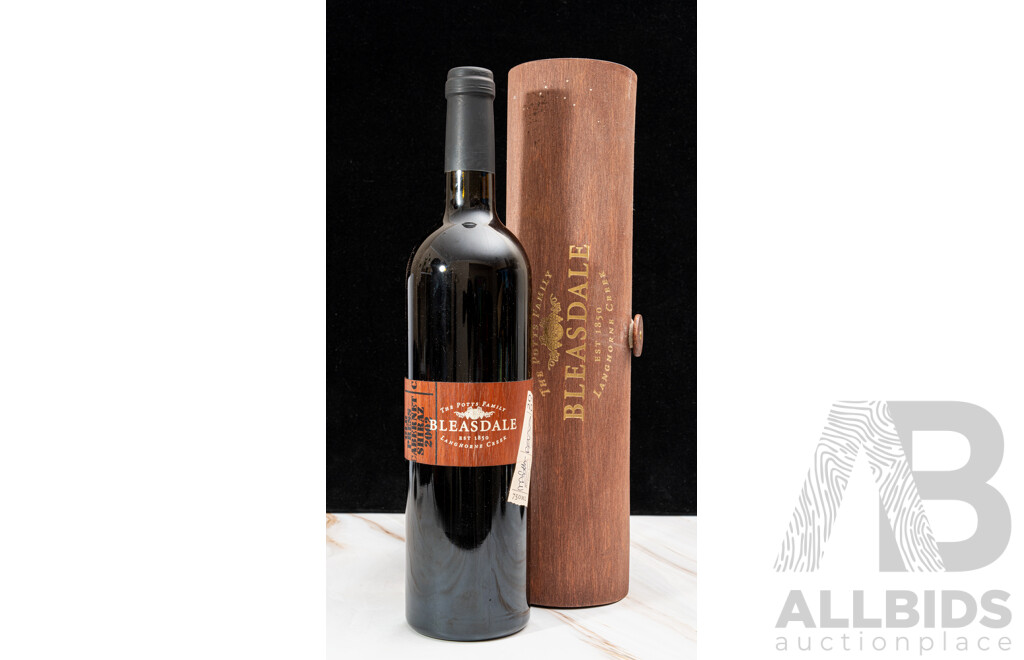 Bleasdale Longhorne Creek Old Press Cabernet Shiraz Vintage 2002 in Presentation Sleeve