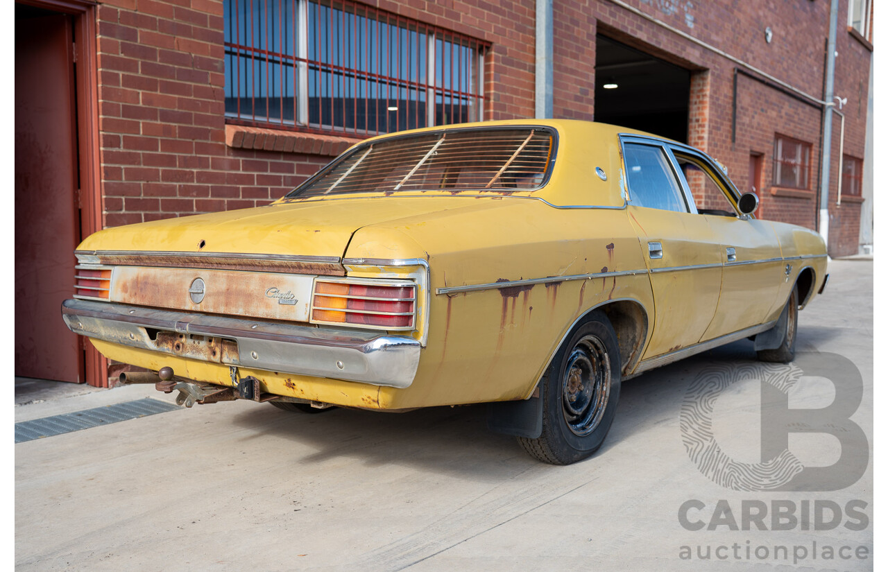 12/1976 Chrysler CL Regal 4d Sedan Yellow 4.3L