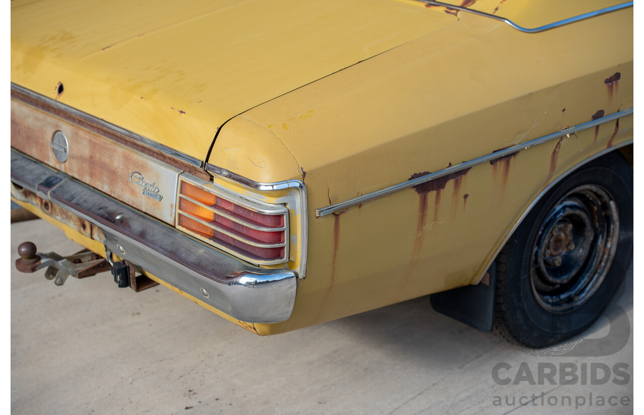12/1976 Chrysler CL Regal 4d Sedan Yellow 4.3L