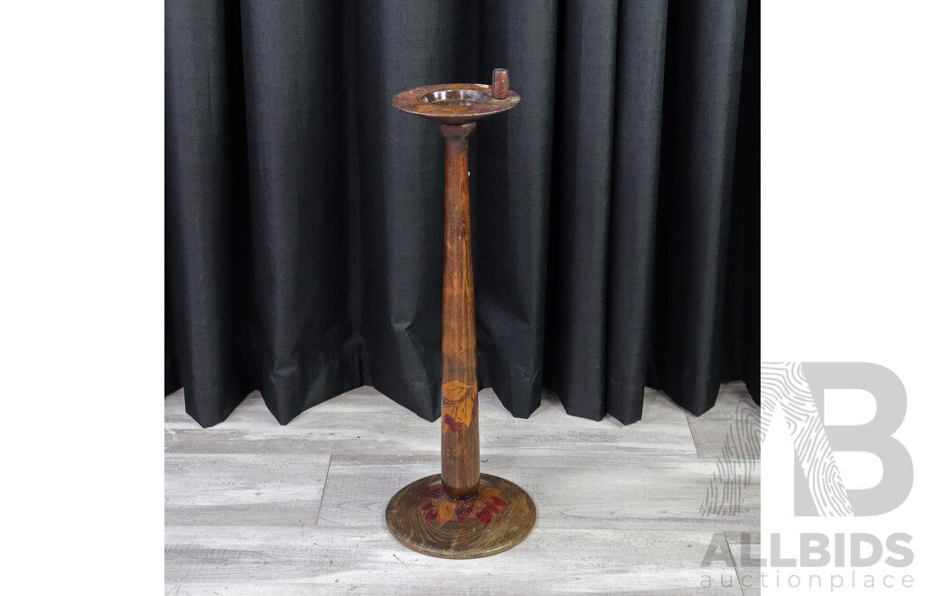 Good Set of Three Vintage Australian Pokerwork Smokers Stands