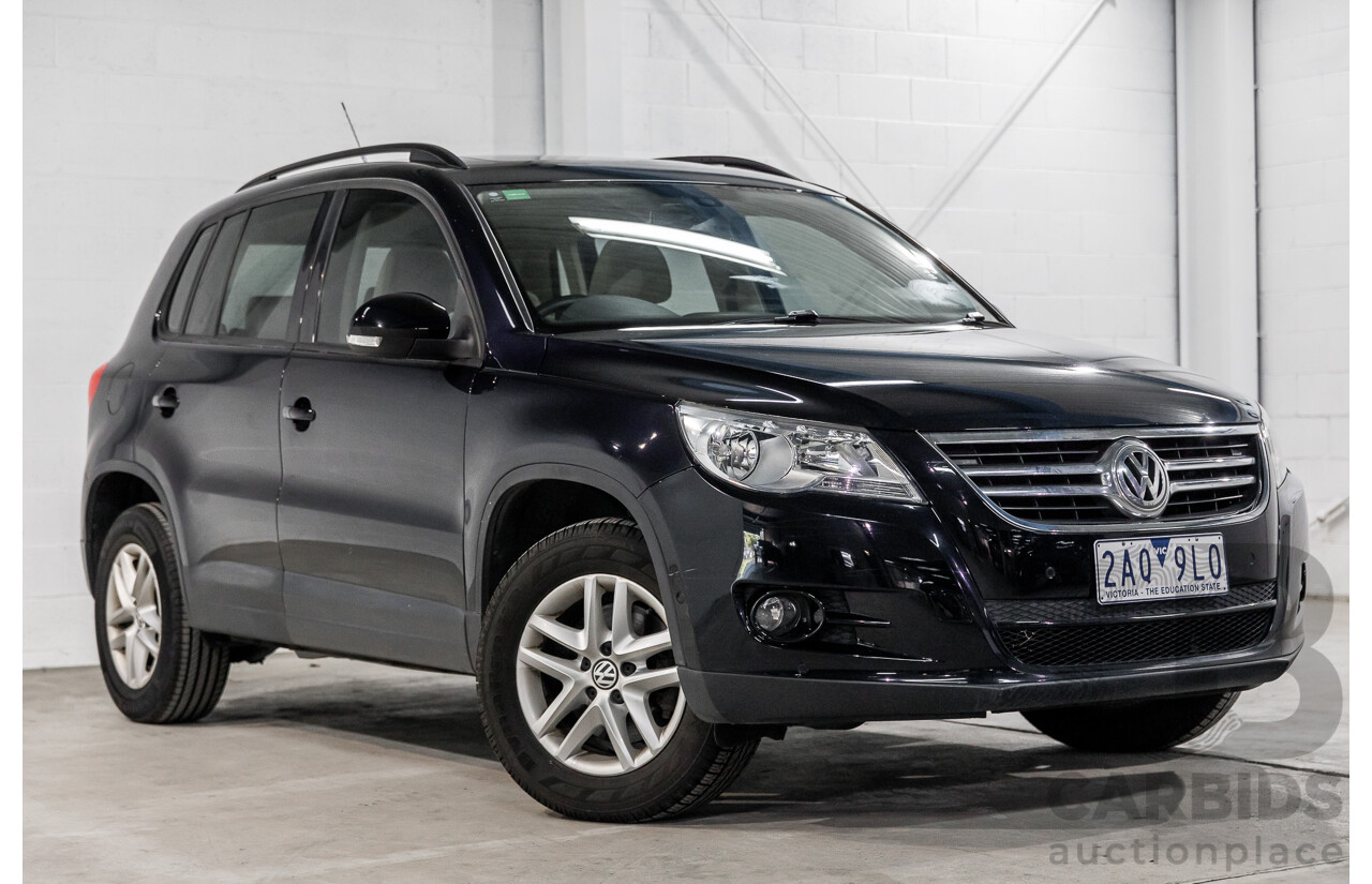 5/2011 Volkswagen Tiguan 125 TSI 5NC MY11 4d Wagon Deep Black Pearl Turbo 2.0L