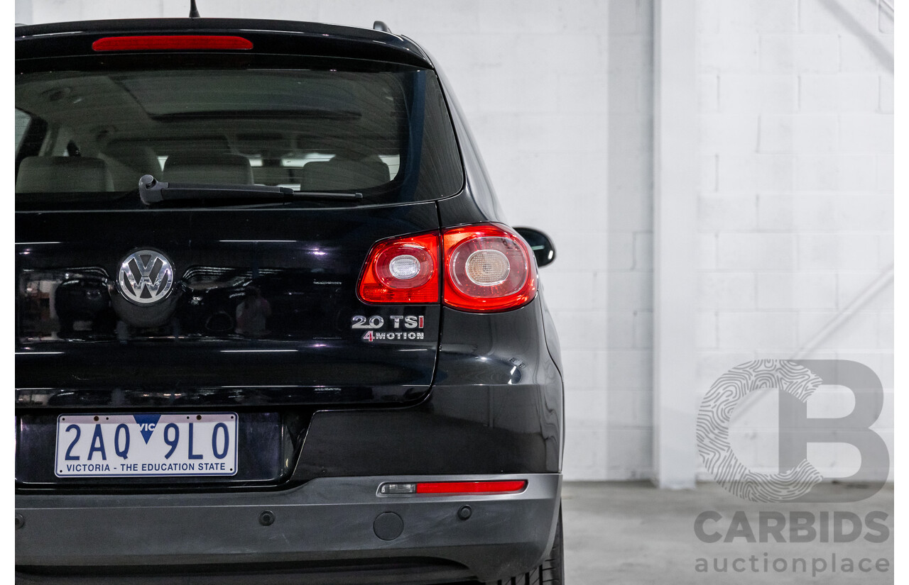 5/2011 Volkswagen Tiguan 125 TSI 5NC MY11 4d Wagon Deep Black Pearl Turbo 2.0L