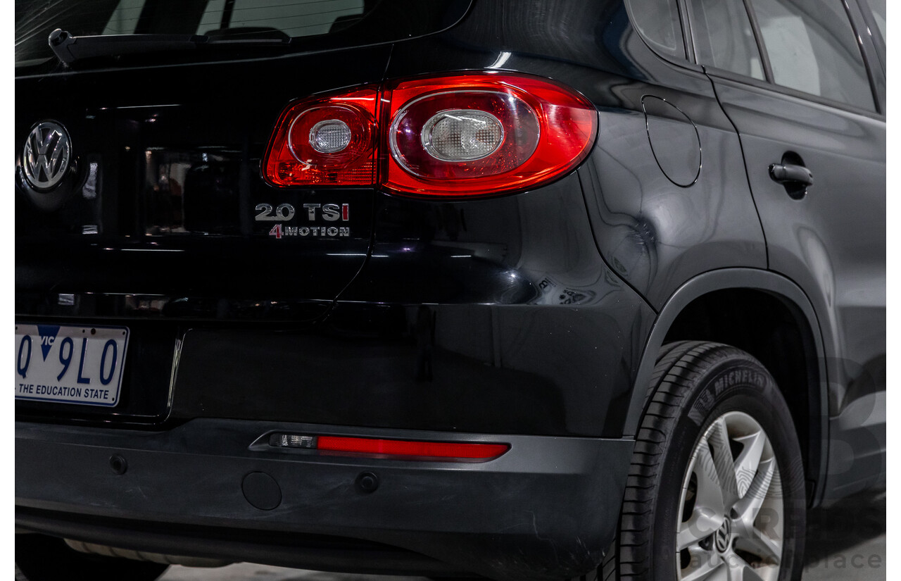 5/2011 Volkswagen Tiguan 125 TSI 5NC MY11 4d Wagon Deep Black Pearl Turbo 2.0L