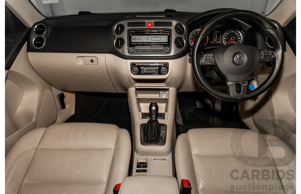 5/2011 Volkswagen Tiguan 125 TSI 5NC MY11 4d Wagon Deep Black Pearl Turbo 2.0L