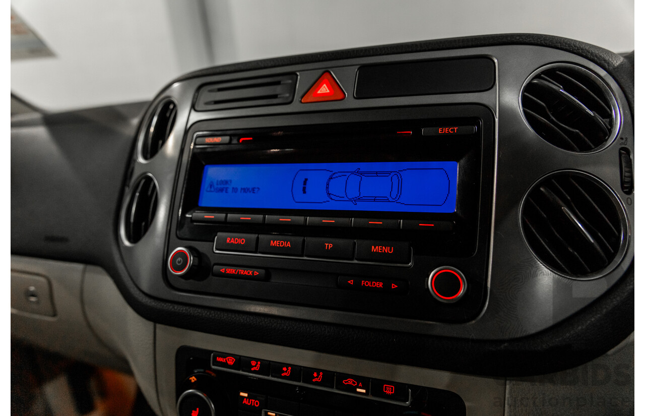 5/2011 Volkswagen Tiguan 125 TSI 5NC MY11 4d Wagon Deep Black Pearl Turbo 2.0L