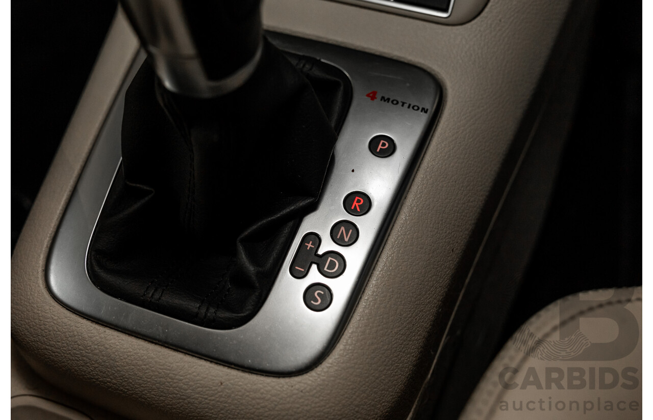 5/2011 Volkswagen Tiguan 125 TSI 5NC MY11 4d Wagon Deep Black Pearl Turbo 2.0L