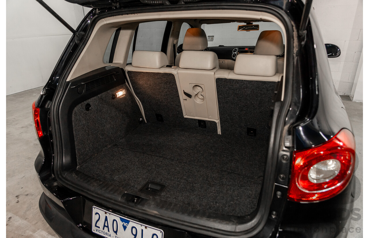 5/2011 Volkswagen Tiguan 125 TSI 5NC MY11 4d Wagon Deep Black Pearl Turbo 2.0L