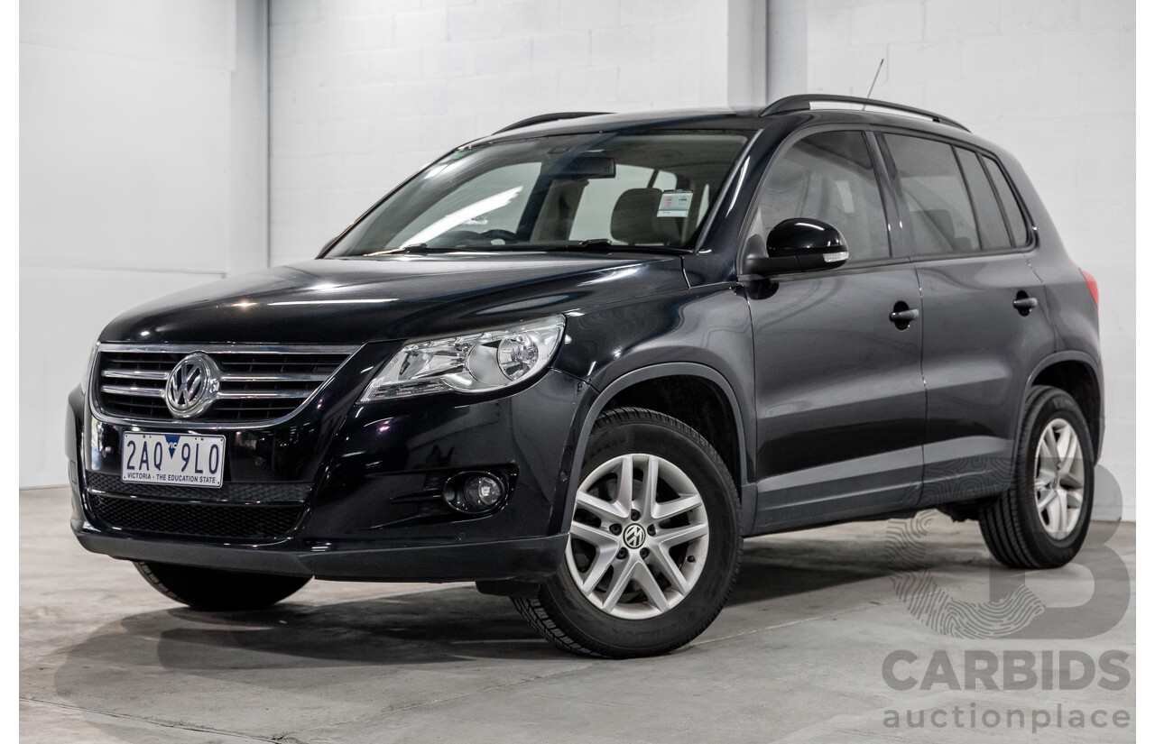 5/2011 Volkswagen Tiguan 125 TSI 5NC MY11 4d Wagon Deep Black Pearl Turbo 2.0L
