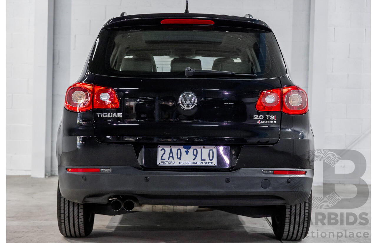 5/2011 Volkswagen Tiguan 125 TSI 5NC MY11 4d Wagon Deep Black Pearl Turbo 2.0L