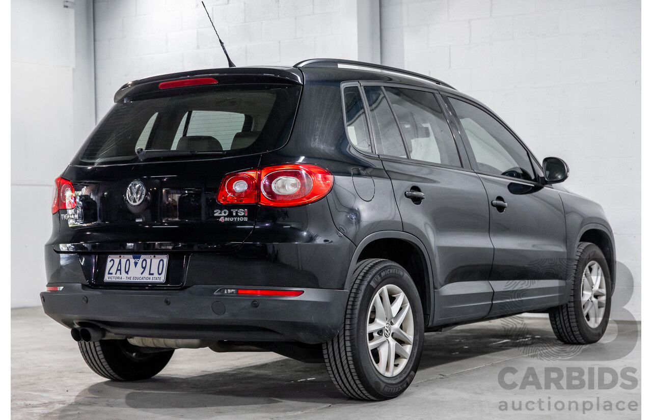 5/2011 Volkswagen Tiguan 125 TSI 5NC MY11 4d Wagon Deep Black Pearl Turbo 2.0L