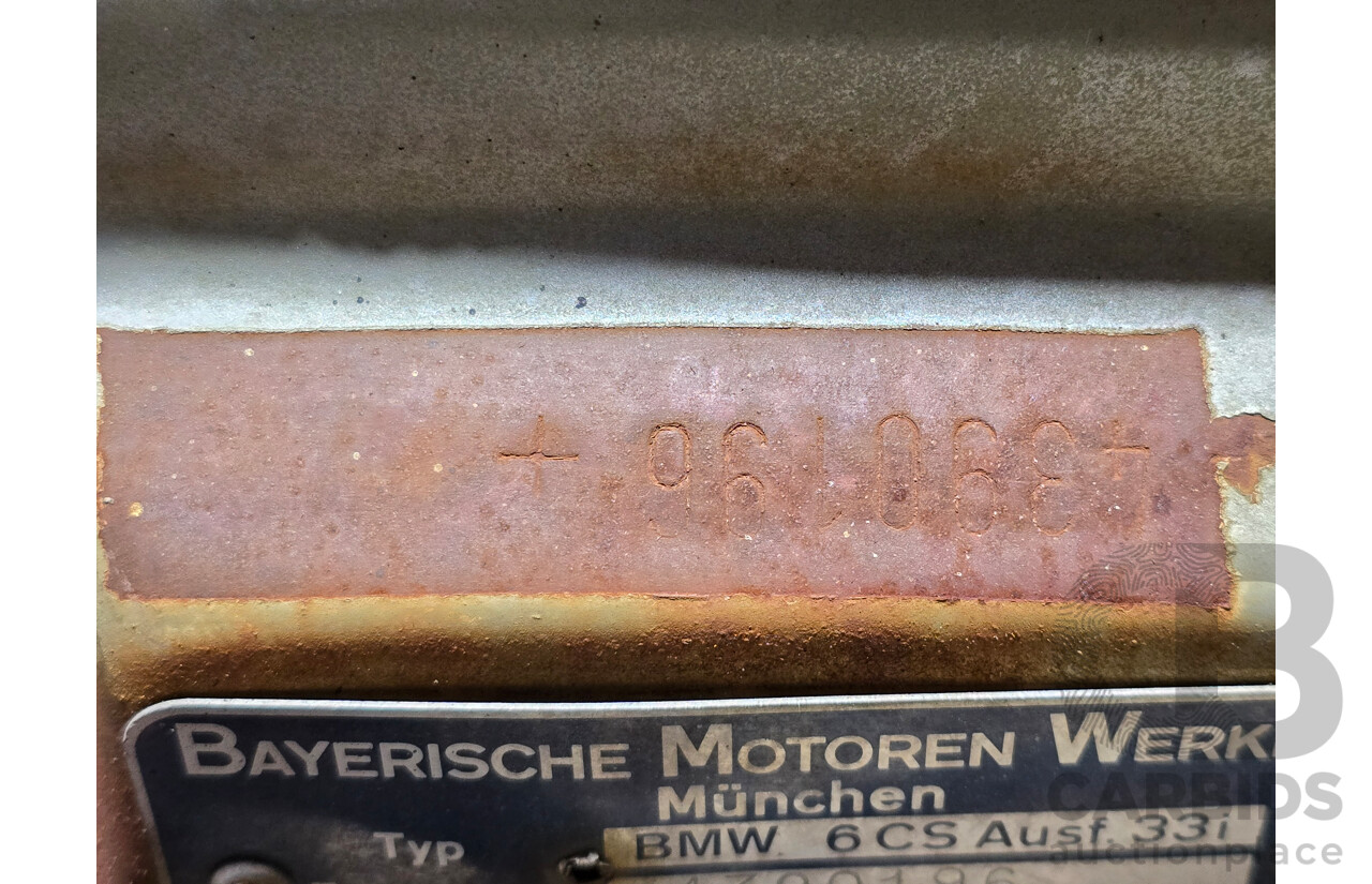 5/1977 BMW 633 CSi E24 2d Coupe Light Green Metallic 3.2L