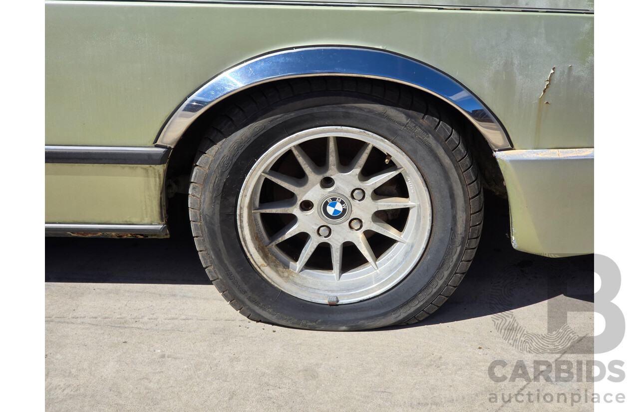 5/1977 BMW 633 CSi E24 2d Coupe Light Green Metallic 3.2L