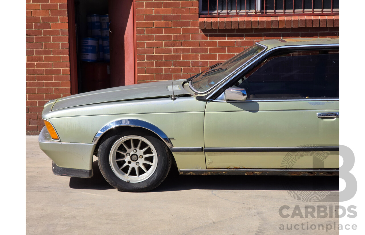 5/1977 BMW 633 CSi E24 2d Coupe Light Green Metallic 3.2L