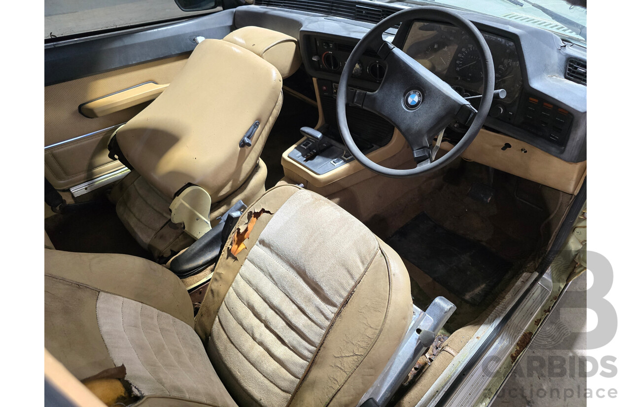 5/1977 BMW 633 CSi E24 2d Coupe Light Green Metallic 3.2L