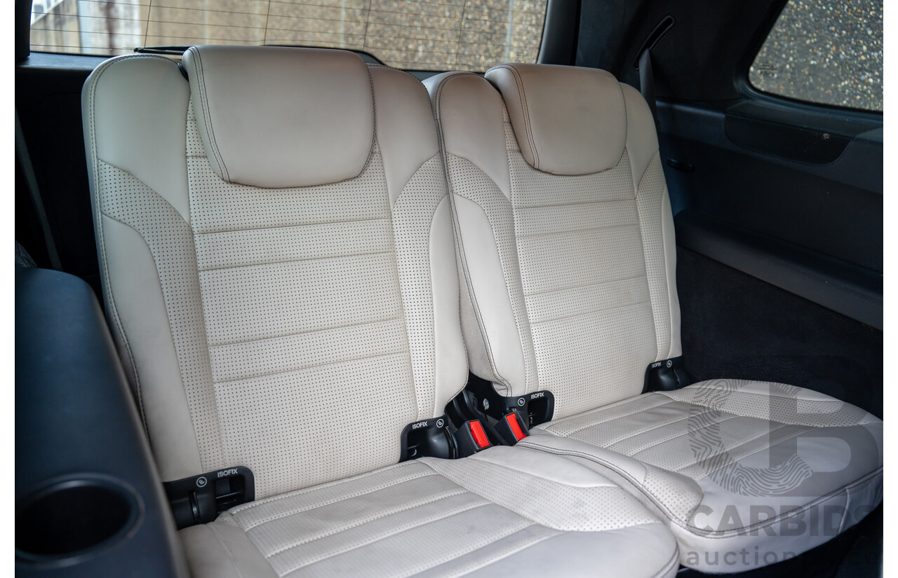 07/2017 Mercedes Benz GLS 63 AMG 4Matic (AWD) X166 MY17 4d Wagon Cavansite Blue Metallic Twin Turbo V8 5.5L - 7 Seater