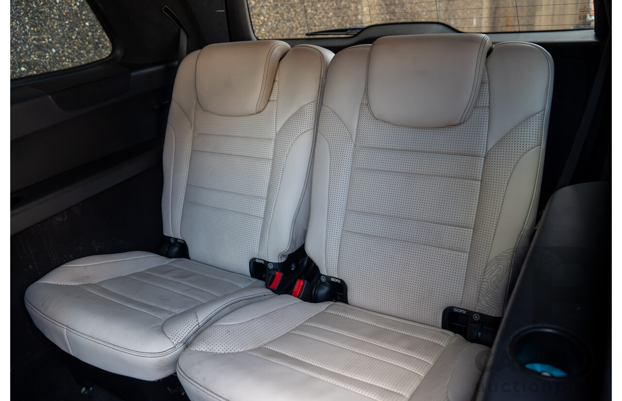 07/2017 Mercedes Benz GLS 63 AMG 4Matic (AWD) X166 MY17 4d Wagon Cavansite Blue Metallic Twin Turbo V8 5.5L - 7 Seater