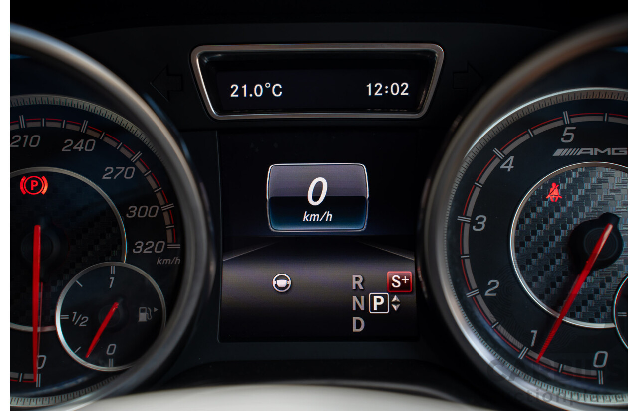 07/2017 Mercedes Benz GLS 63 AMG 4Matic (AWD) X166 MY17 4d Wagon Cavansite Blue Metallic Twin Turbo V8 5.5L - 7 Seater