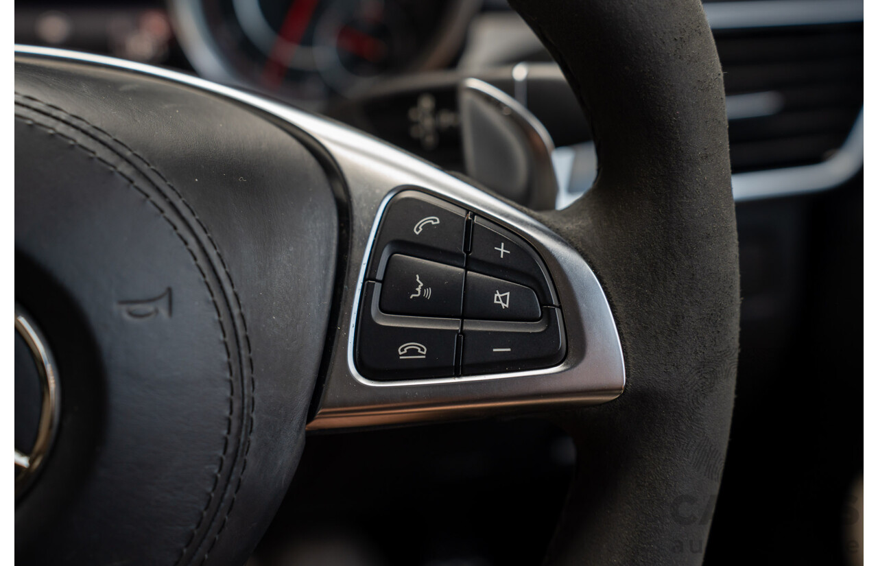 07/2017 Mercedes Benz GLS 63 AMG 4Matic (AWD) X166 MY17 4d Wagon Cavansite Blue Metallic Twin Turbo V8 5.5L - 7 Seater