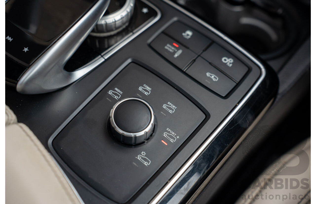 07/2017 Mercedes Benz GLS 63 AMG 4Matic (AWD) X166 MY17 4d Wagon Cavansite Blue Metallic Twin Turbo V8 5.5L - 7 Seater