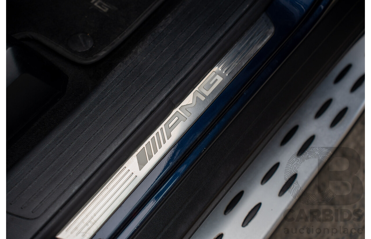 07/2017 Mercedes Benz GLS 63 AMG 4Matic (AWD) X166 MY17 4d Wagon Cavansite Blue Metallic Twin Turbo V8 5.5L - 7 Seater