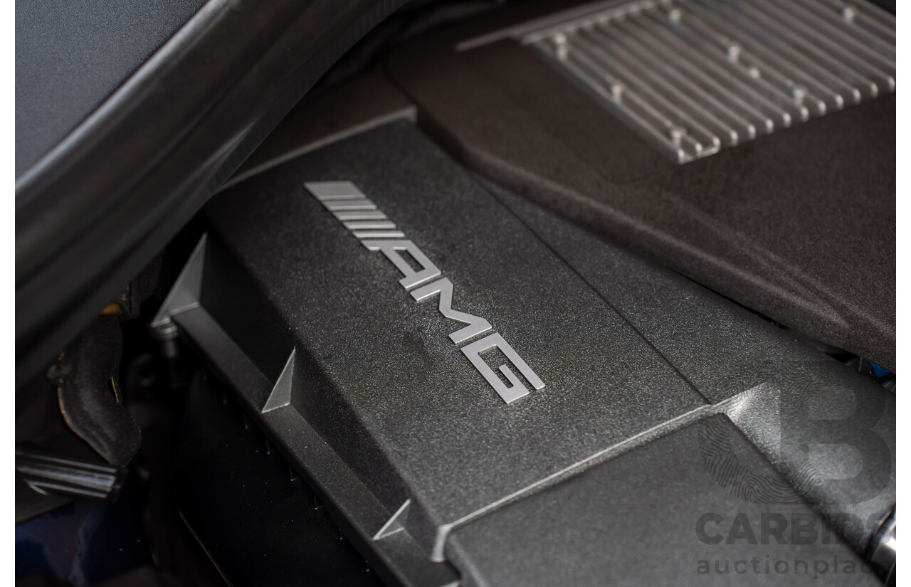 07/2017 Mercedes Benz GLS 63 AMG 4Matic (AWD) X166 MY17 4d Wagon Cavansite Blue Metallic Twin Turbo V8 5.5L - 7 Seater